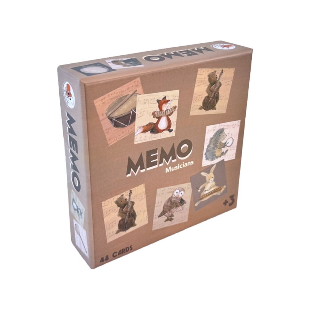 Egmont-Memo-Karton-Musiker. FSC-Karton