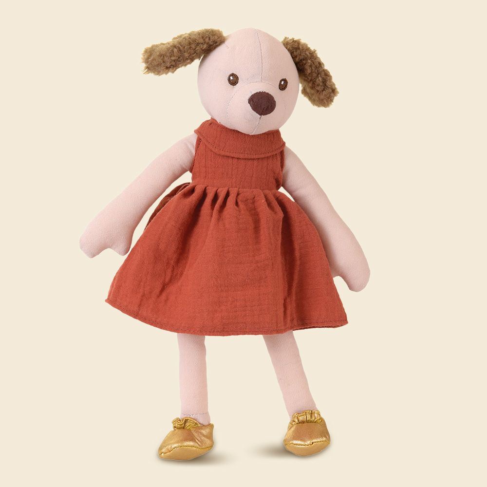 Egmont umarmt Amy, die Hündin. 35 cm. 0+