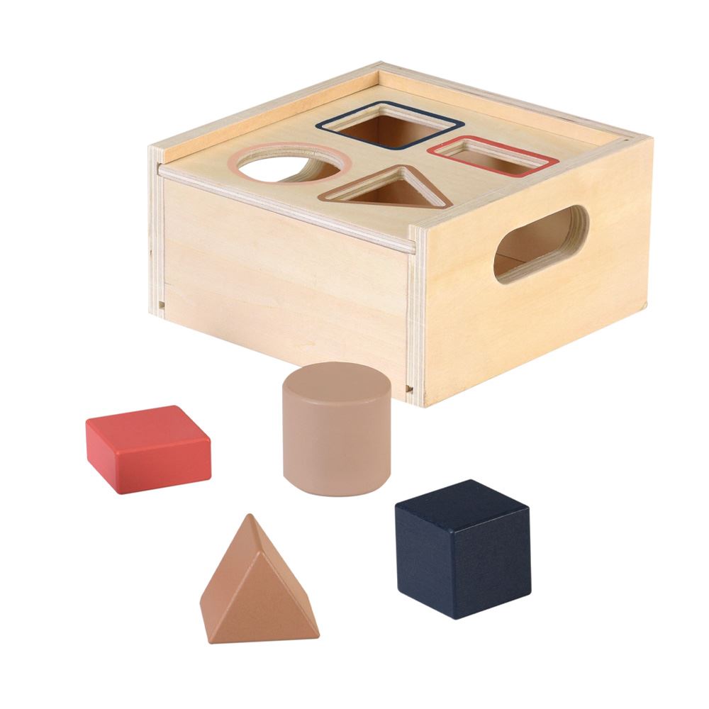 Box in Houtern-Form. fsc. 13x13x7 cm. 1+