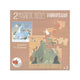 Magnetpuzzle Berge. 17,5x17,5x1cm.