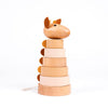 Holzstapel Giraffe Leonie. 21x10x10