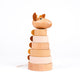 Holzstapel Giraffe Leonie. 21x10x10