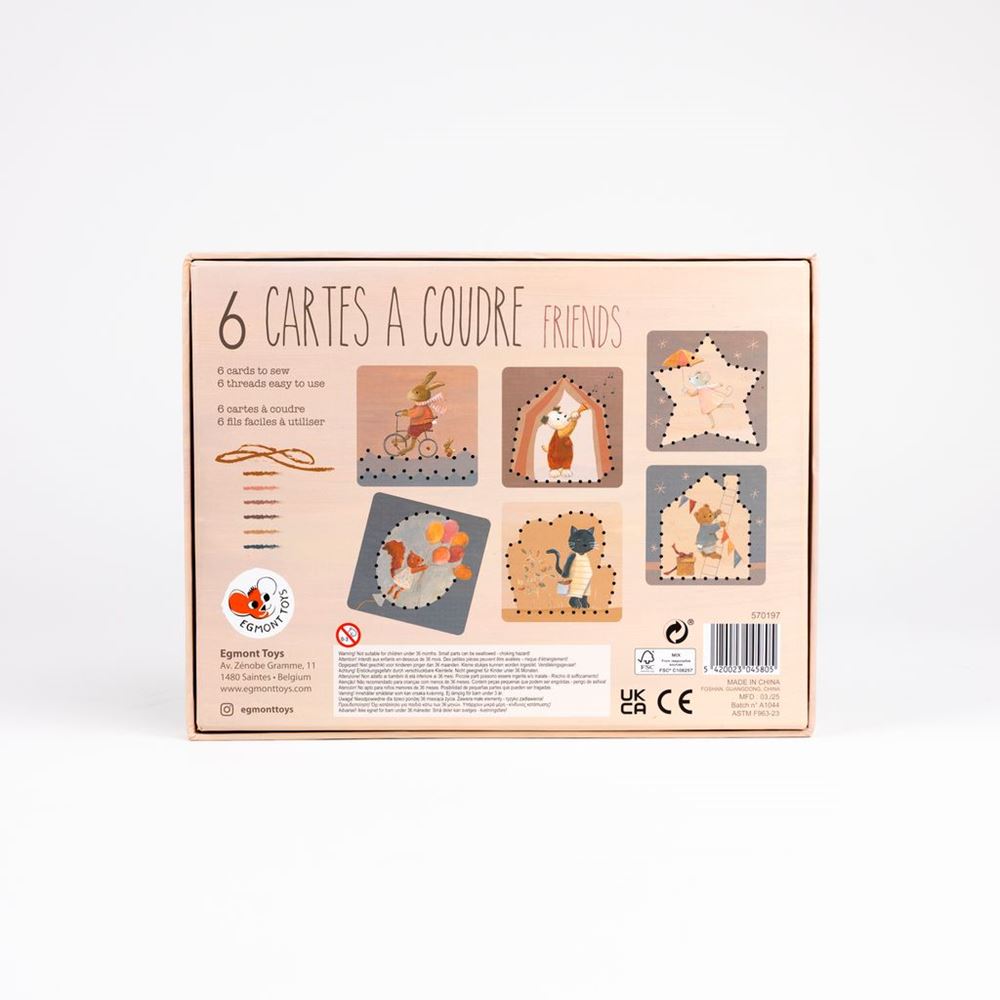 Egmont-Aufreihkarten Freunde. 6 Stück. 25