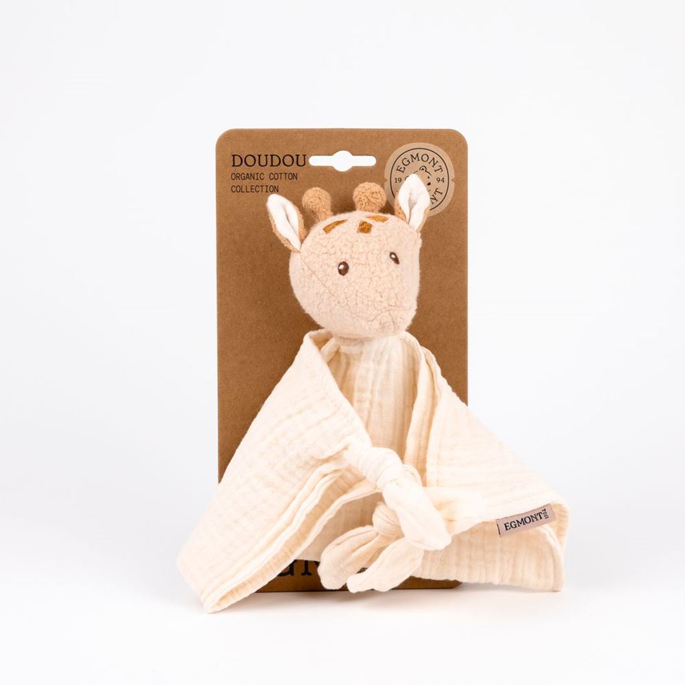 Egmont Giraffe Leonie Kuscheltuch. 23 cm