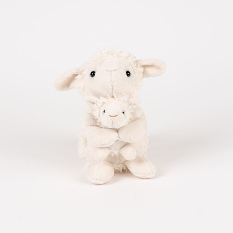 Egmont Kuscheltier Schaf mit Baby. 15x15x12
