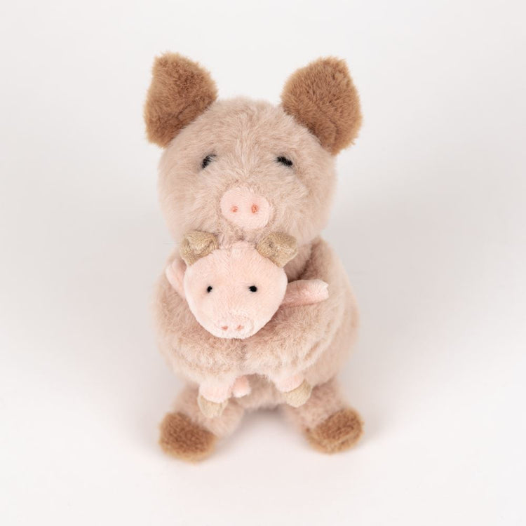 Egmont Kuscheltier Schwein mit Baby. 15x15x12