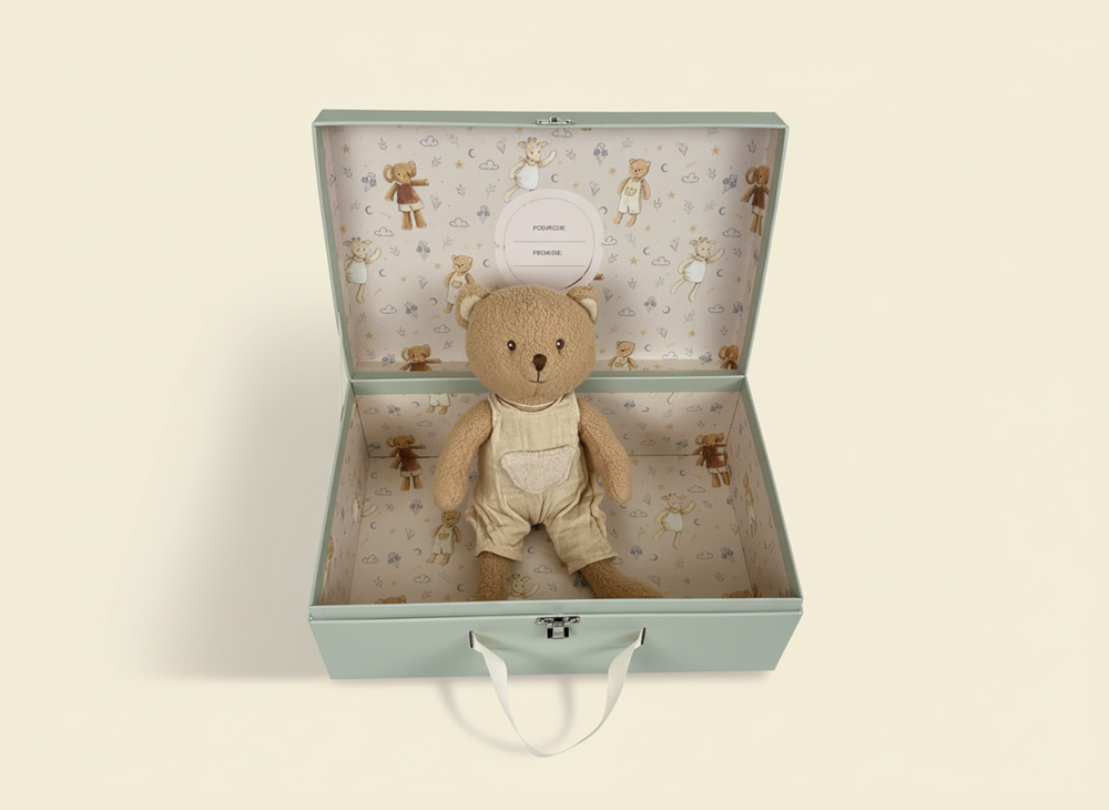 Egmont Kuscheltier Marcel der Bär in Geschenkbox