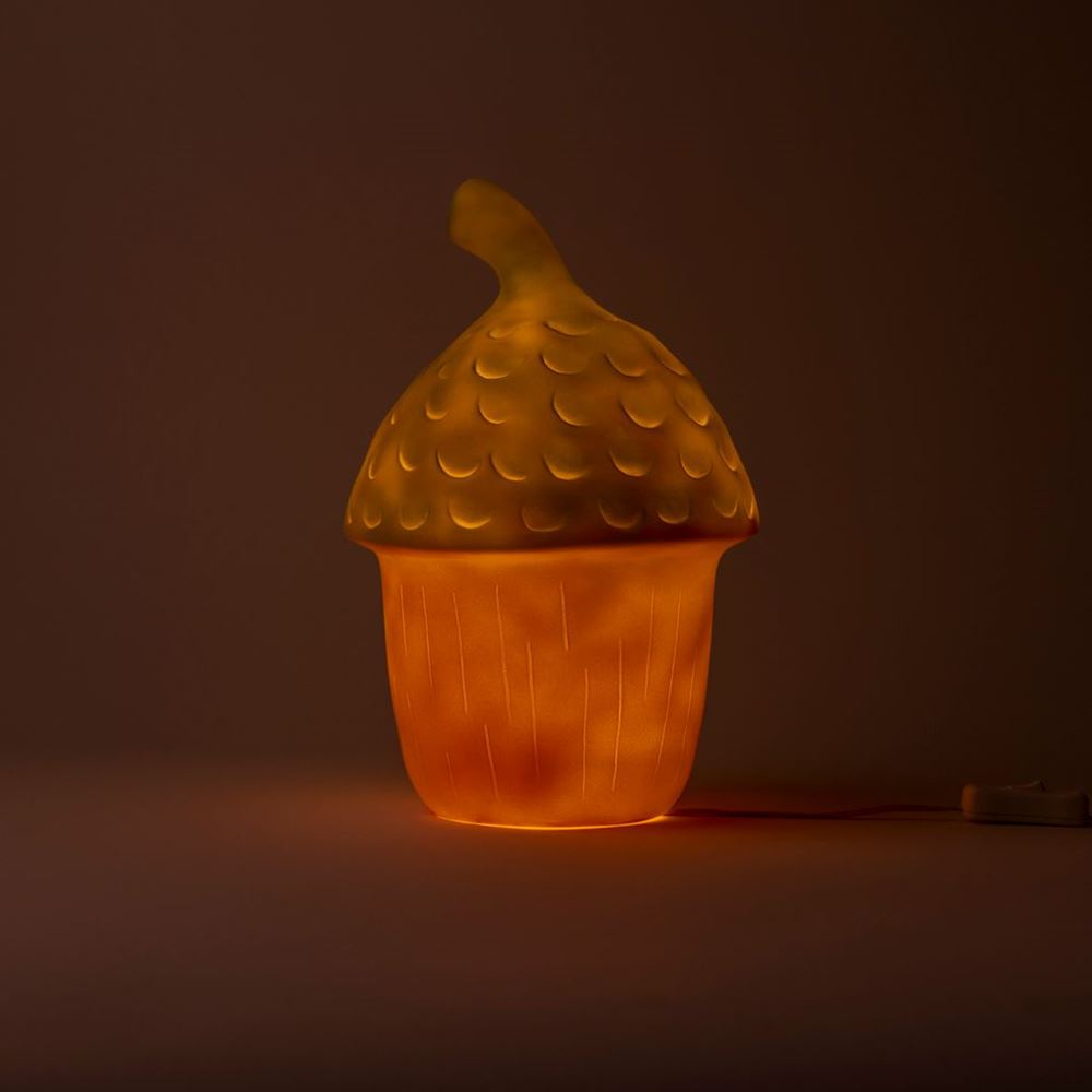 Egmont Lampe Eichel, Mandel + Dimmer. 20x30