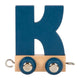 Kleine Fuß Holz Schrift K