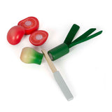 Kleiner Fuß Holz geschnittenes Gemüse Spielset frisch, 14dlg. - afbeelding 5