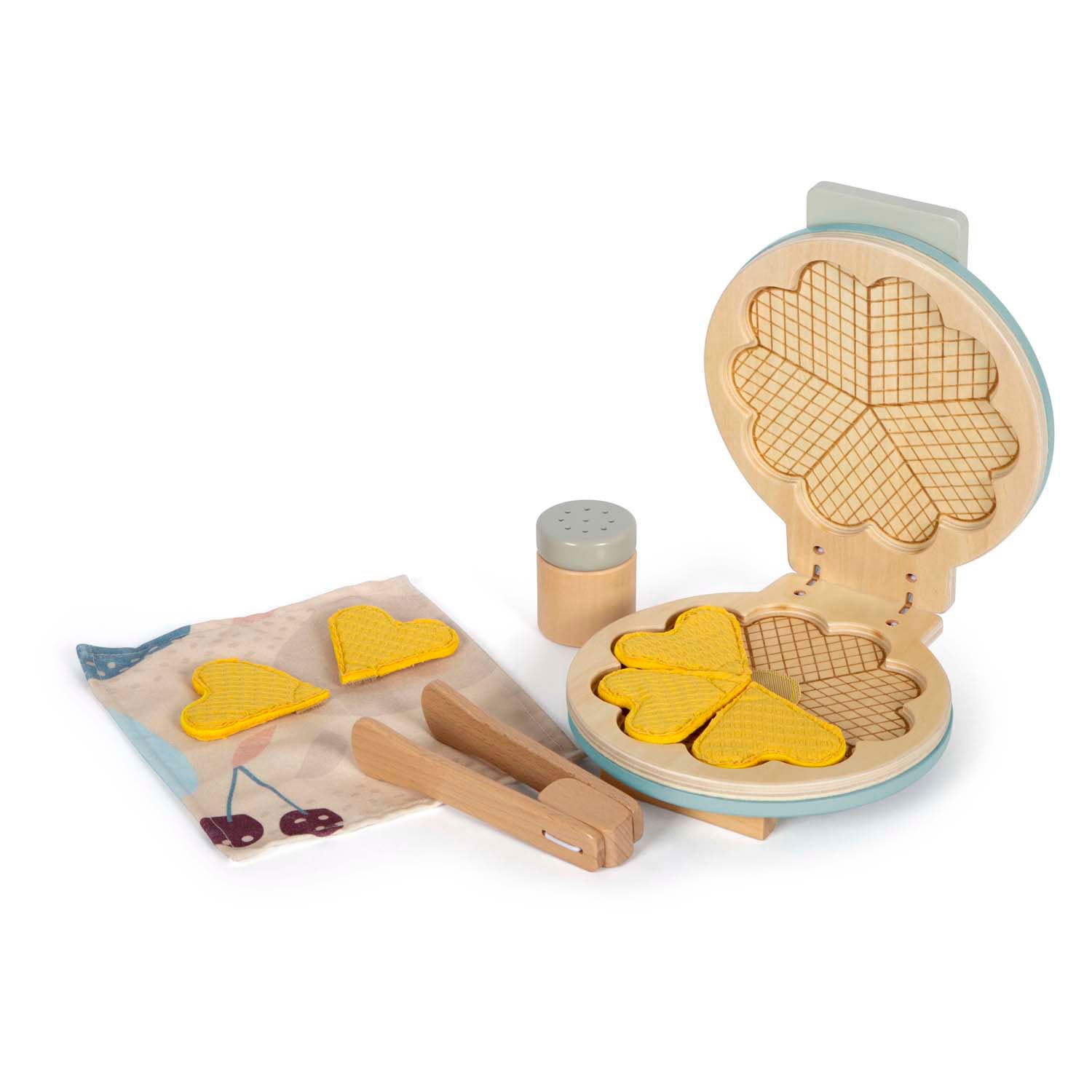 Kleiner Fuß Holz Waffel Eisenspielset, 10dlg.