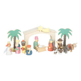 Kleiner Fuß - Holz Kribbe Weihnachtsgeschichte Spiel Set Set - afbeelding 1