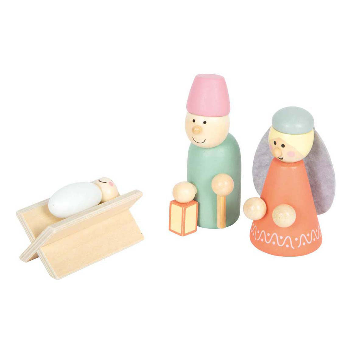 Kleiner Fuß - Holz Kribbe Weihnachtsgeschichte Spiel Set Set