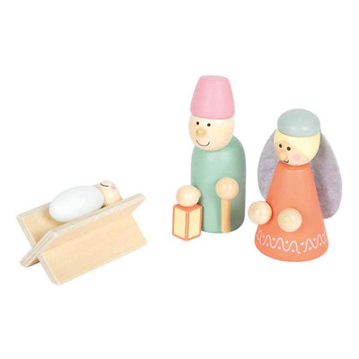 Kleiner Fuß - Holz Kribbe Weihnachtsgeschichte Spiel Set Set