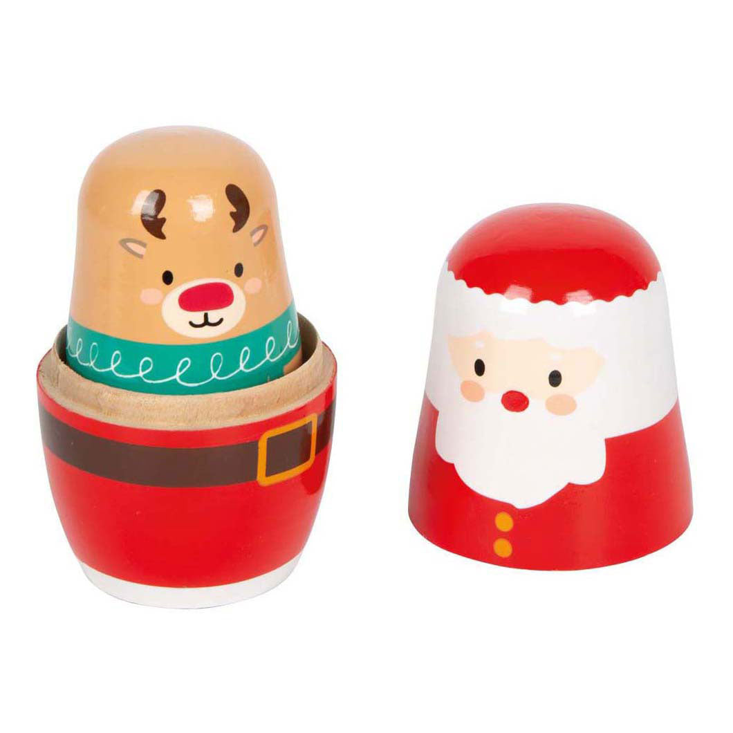 Kleiner Fuß - Weihnachtsmatryoshka -Puppen