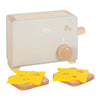Kleiner Fuß - Holz Toaster Set grau lecker