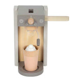 Kleiner Fußkaffeemaschine Spielset grau 'lecker' - afbeelding 4