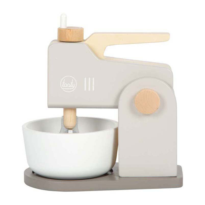 Kleiner Fuß - Holzmixer Spielset grau lecker