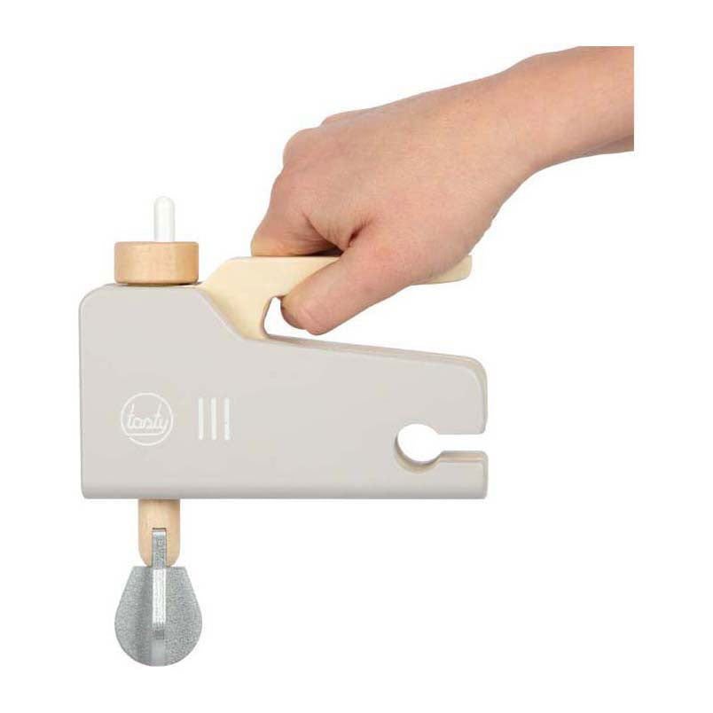 Kleiner Fuß - Holzmixer Spielset grau lecker
