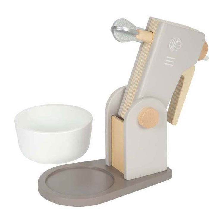 Kleiner Fuß - Holzmixer Spielset grau lecker