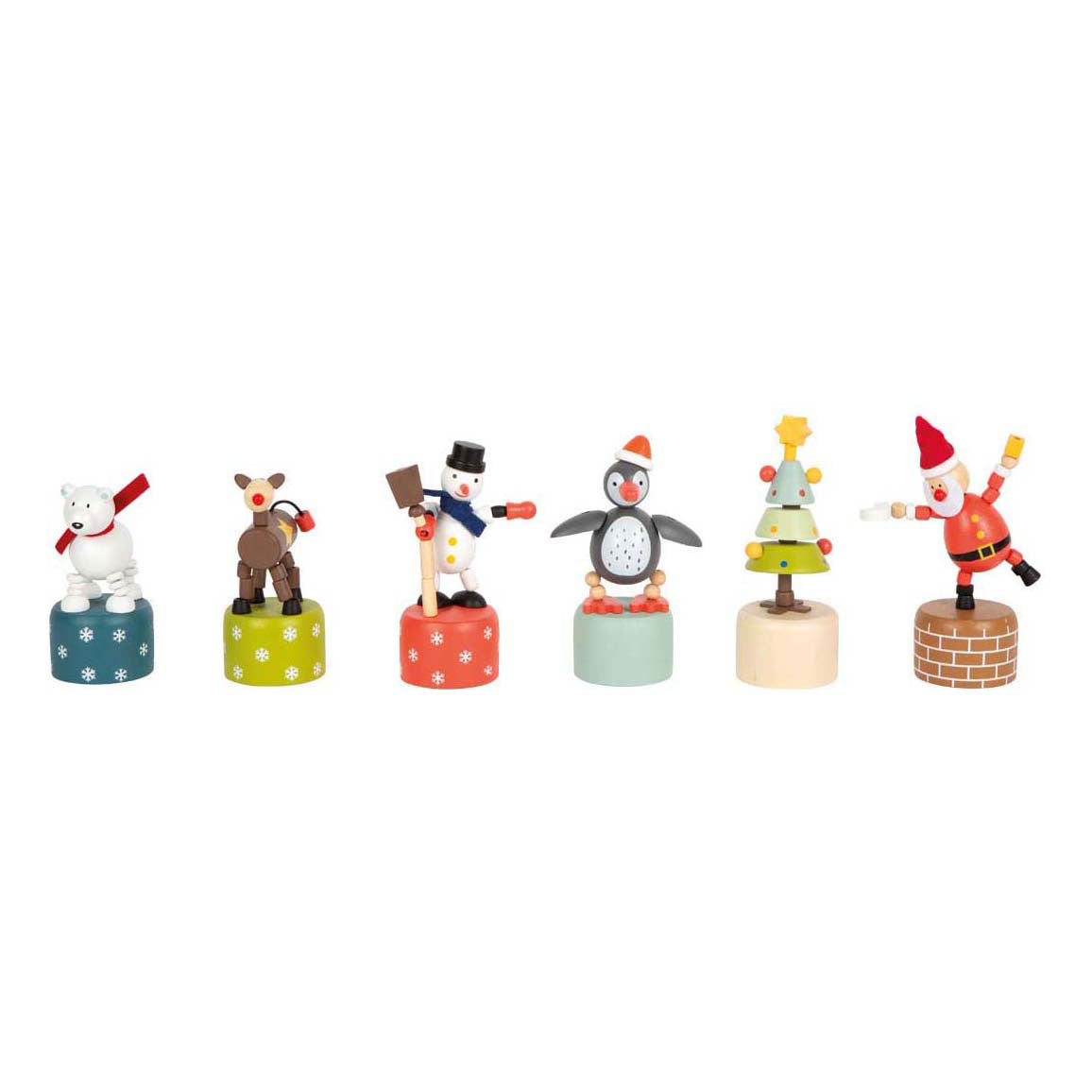 Kleiner Fuß - zeigen Weihnachts- und Wintertanzfiguren, 12st.