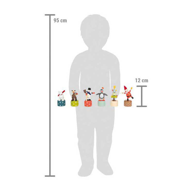 Kleiner Fuß - zeigen Weihnachts- und Wintertanzfiguren, 12st.