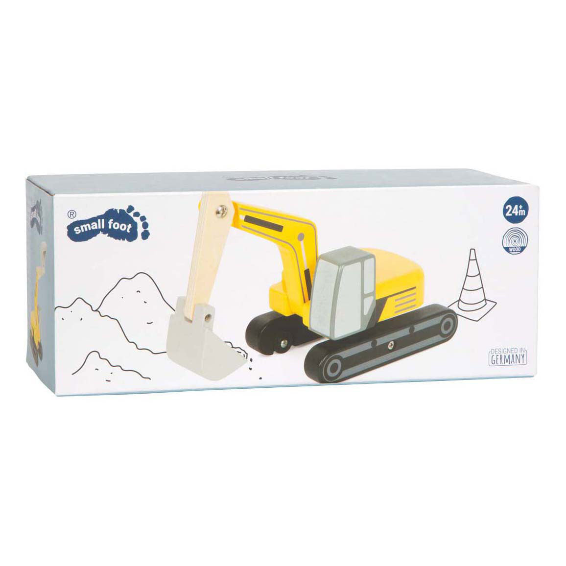 Kleiner Fuß - Holzbagger