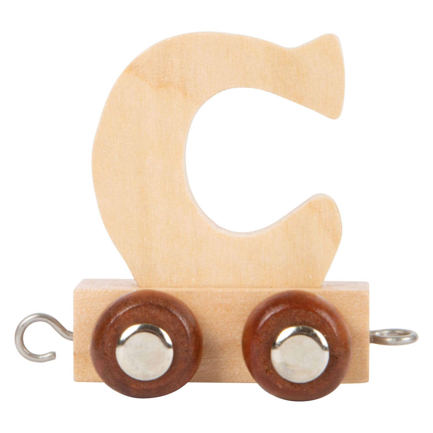 Kleiner Fuß - Holzschrift - c - 12 Stücke