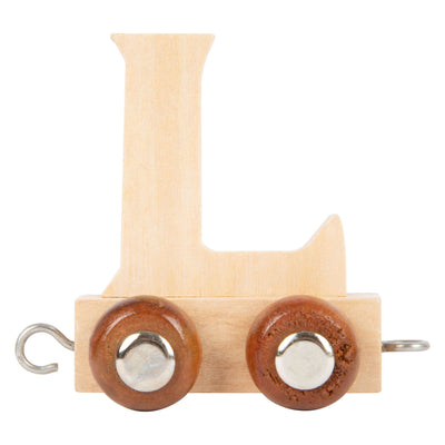 Kleiner Fuß - Holzschrift - L - 12 Stücke