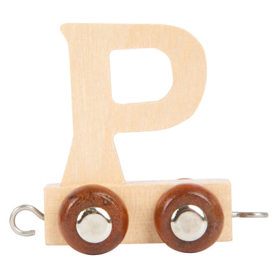 Kleiner Fuß - Holzschrift - p - 12 Stücke