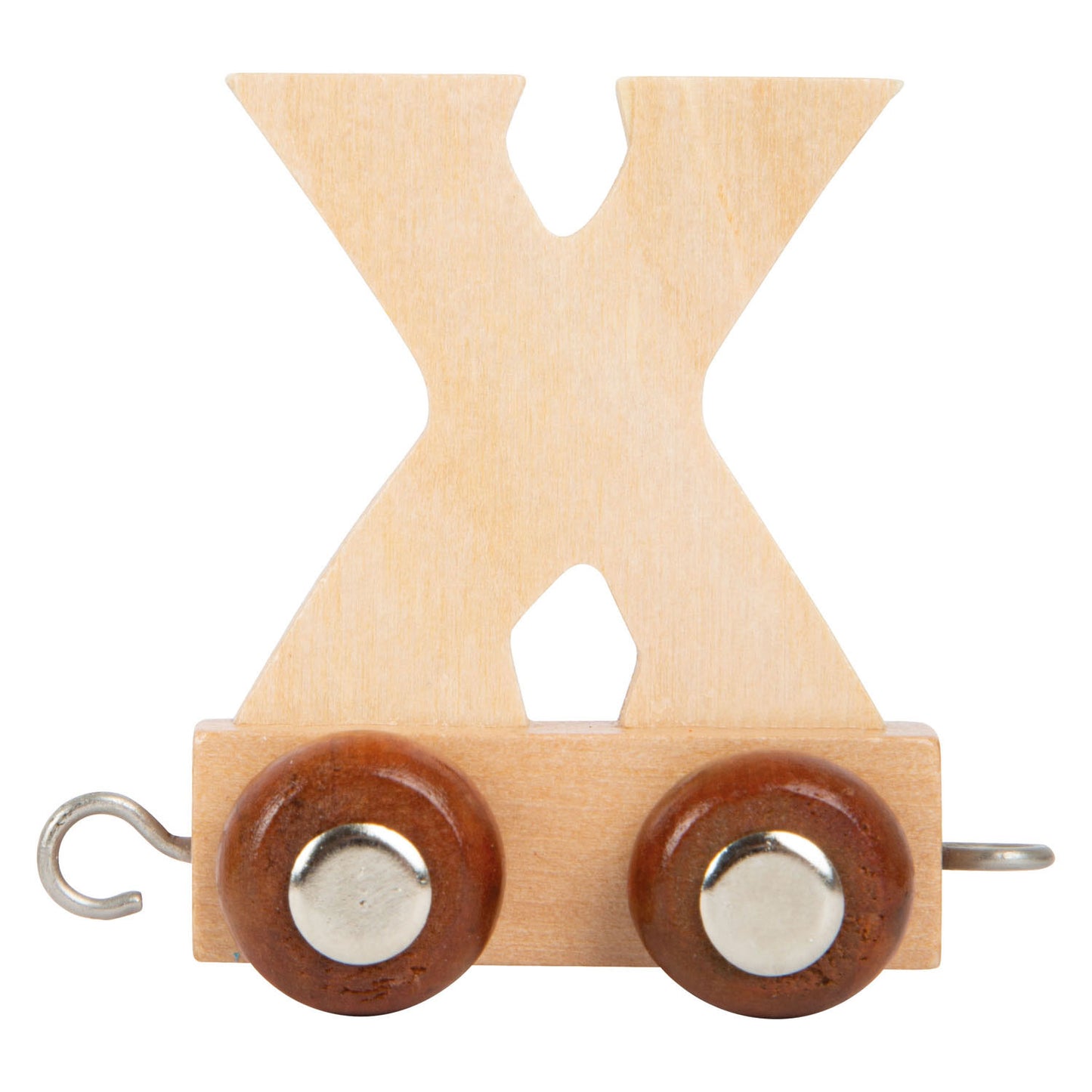 Kleiner Fuß - Holzschrift - x - 12 Stücke