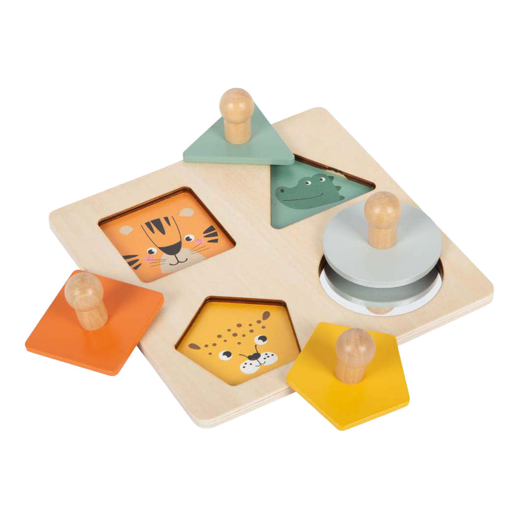 Kleiner Fuß - Holzformen Montessori-Puzzle FSC