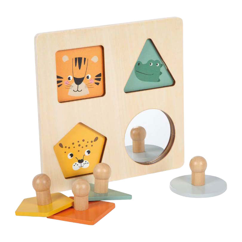 Kleiner Fuß - Holzformen Montessori-Puzzle FSC
