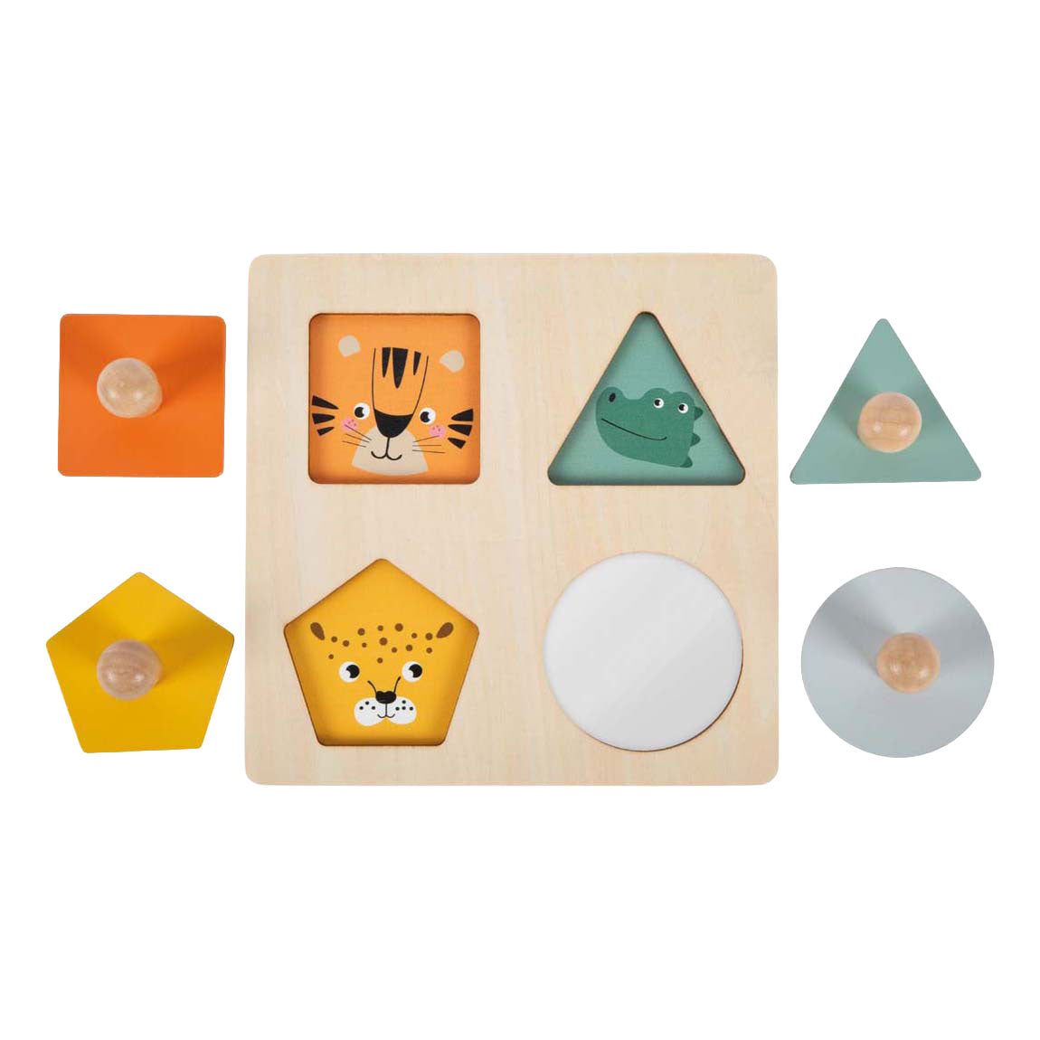 Kleiner Fuß - Holzformen Montessori-Puzzle FSC