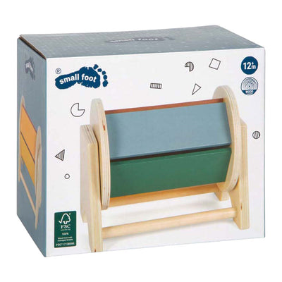 Kleiner Fuß - Montessori-Drehtrommel aus Holz fsc