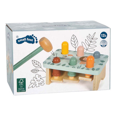 Small Foot - Holzhammerbank-Spiel Safari FSC
