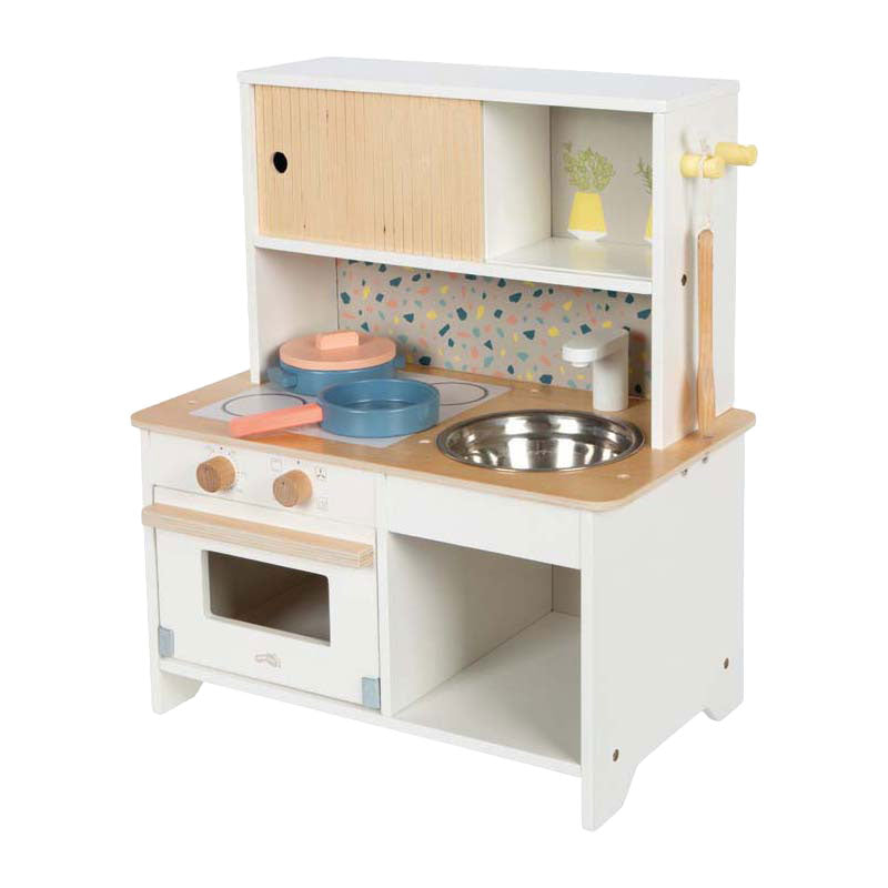 Small Foot - Holz-Terrazzo-Spielküche kompakt