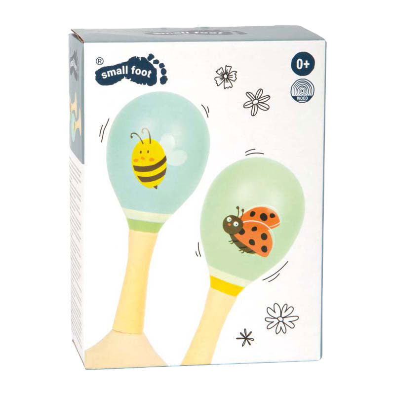 Small Foot - Maracas aus Holz Tiny Friends - 2 Stk.