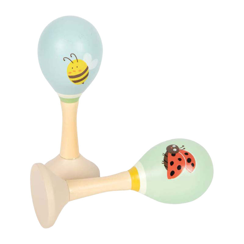 Small Foot - Maracas aus Holz Tiny Friends - 2 Stk.