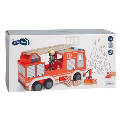 Kleiner Fuß - Feuerwehrauto