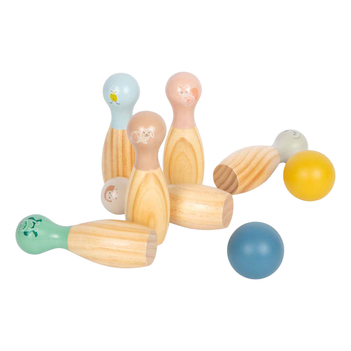 Small Foot - Bowlingspiel Garden Buddies - 8-tlg.