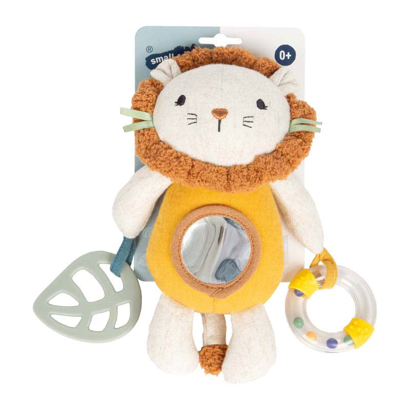Kleiner Fuß - Hängefigur eines kleinen Löwen aus Stoff