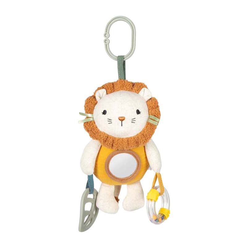 Kleiner Fuß - Hängefigur eines kleinen Löwen aus Stoff