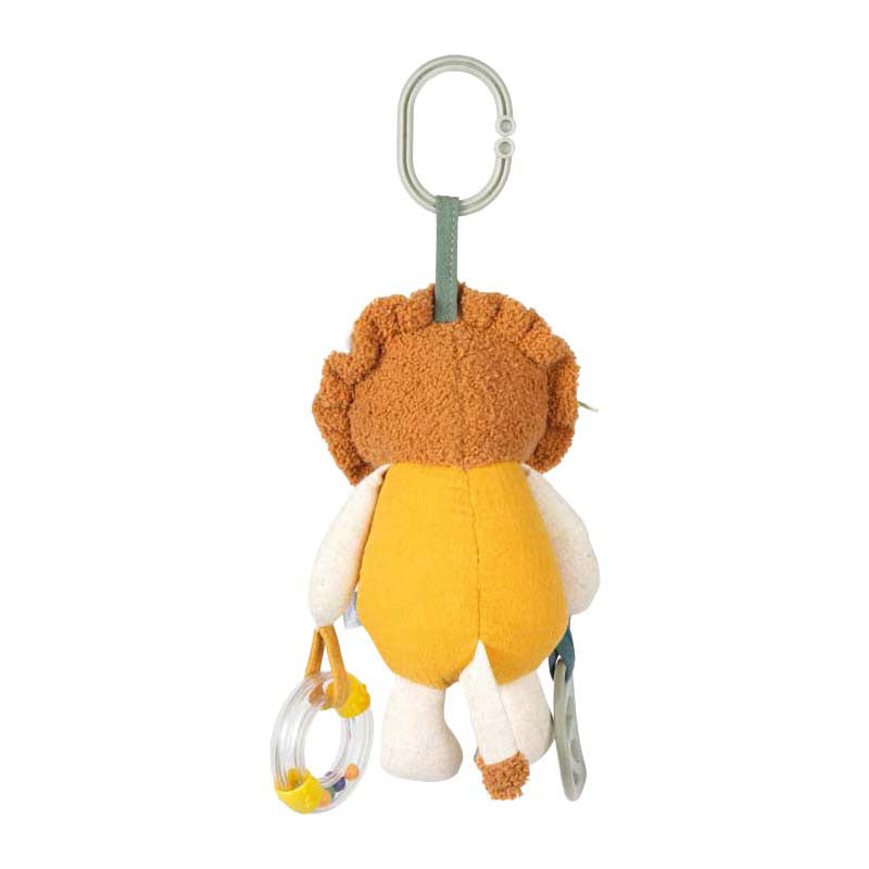 Kleiner Fuß - Hängefigur eines kleinen Löwen aus Stoff
