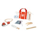 Small Foot - Arzttaschen-Spielset Rot - 8-teilig.