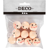 Creativ Firmenköpfe, D 22 mm, hellbeige, 10 Stück 1 Box - afbeelding 2