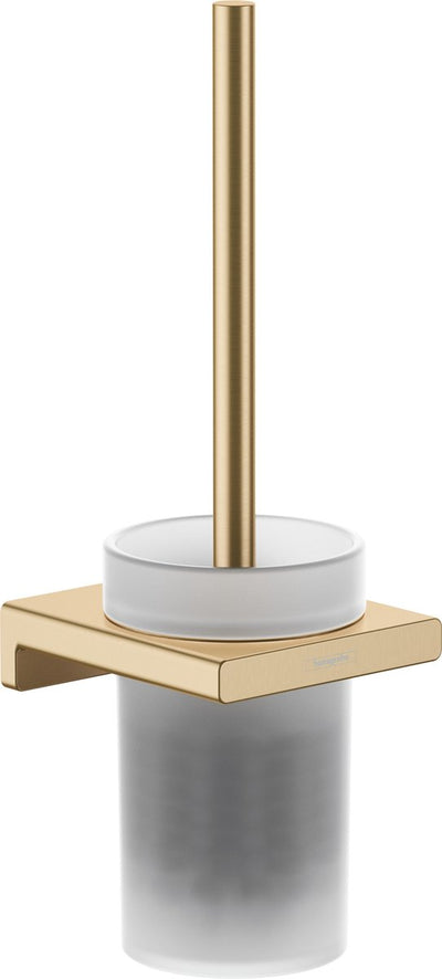 Hansgrohe addstoris WC-Bürstengarnitur zur Wandmontage, gebürstete Bronze