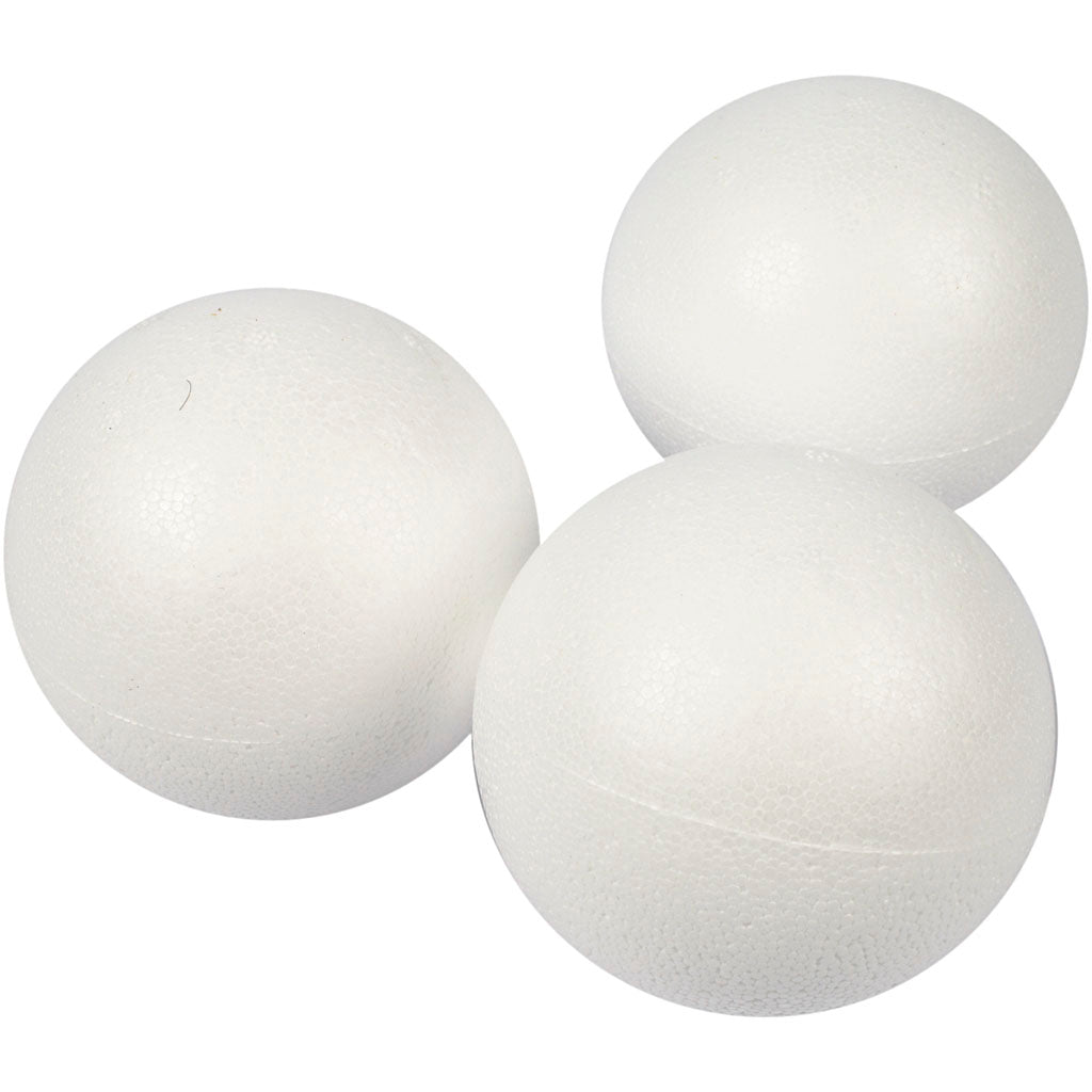 Creativ Company Bälle, D 8 cm, weiß, 25 Stück 1 Box