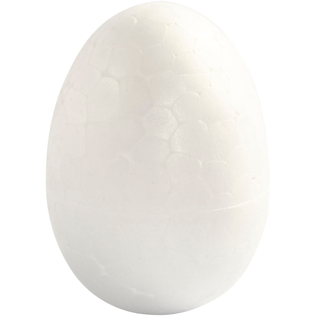 Creativ Company Eier, H: 4,8 cm, weiß, 10 Stück 1 Box