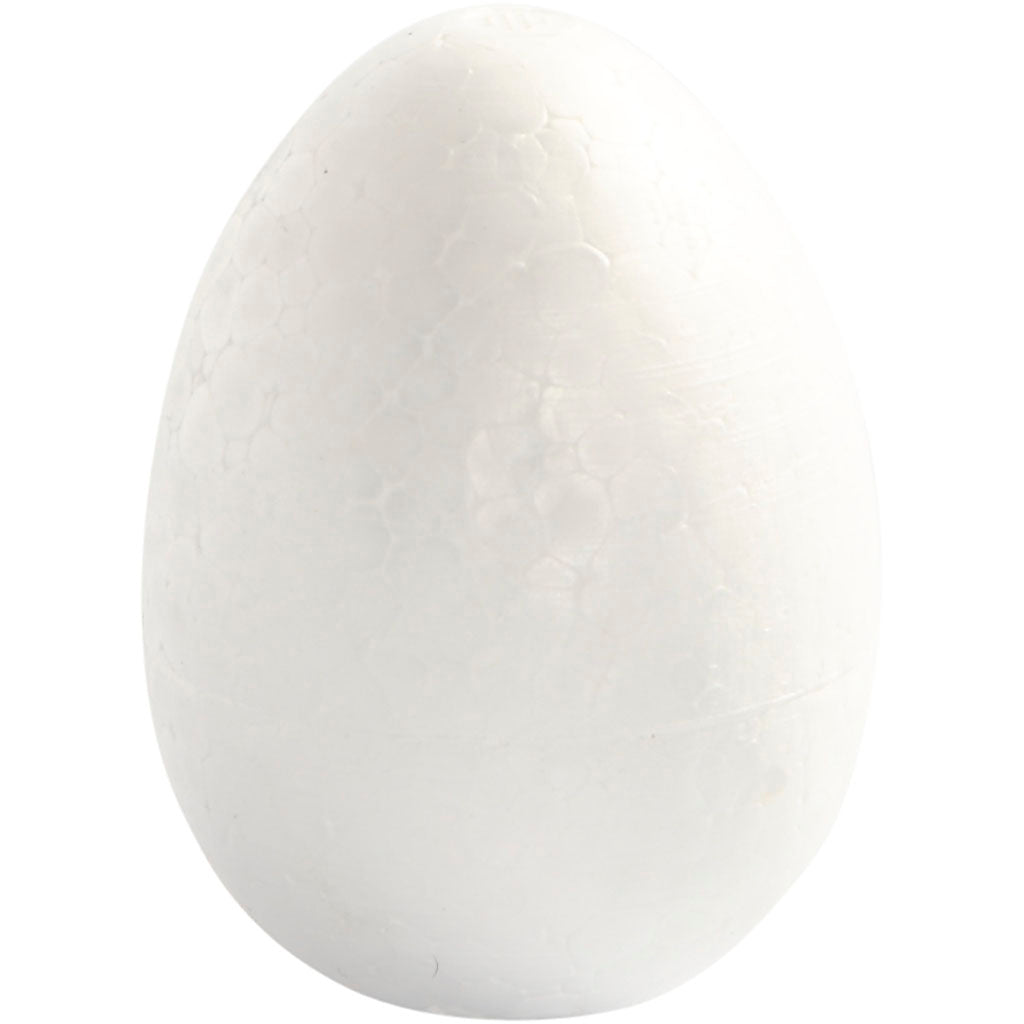 Creativ Company Eier, H: 8 cm, weiß, 5 Stück 1 Box